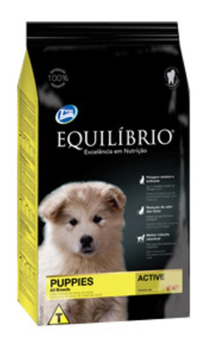 Equilibrio Cachorro Raza Mediana 15kg + 3kg + Obsequio