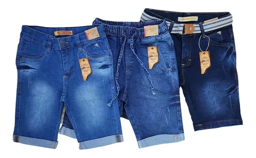 Bermuda jeans hotsell masculina mercadolivre