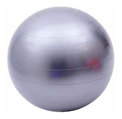 Balón 75 Cm Pilates Yoga + Inflador Pelota Gris Dbg890s