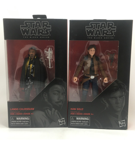 Hasbro Star Wars Black Series Set Han Solo Y Lando Calrissia