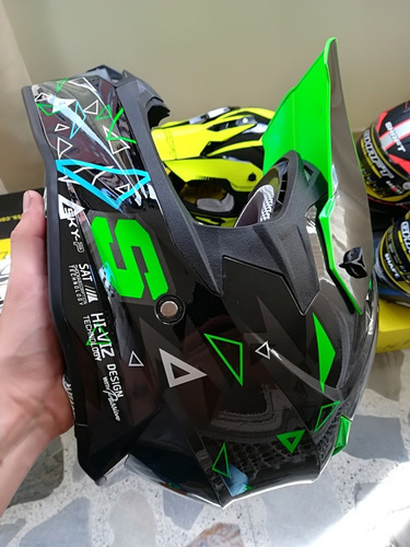 Casco Shaft Mx-30 Mustang Talla L Ultra Rebajado