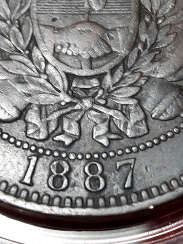 Moneda Argentina 2 Centavos 1887 Unica