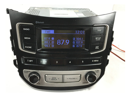 Radio Som Bluetooth Hyundai Hb20 961501s500ra5 Rn196