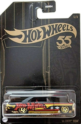 Hot Wheels Chevy Nova 66 55 Aniversario + Obsequio 