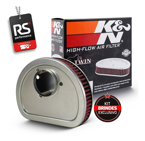 Filtro De Ar Esportivo K&n Harley Fxdb Fls Fxs Flstsb Street