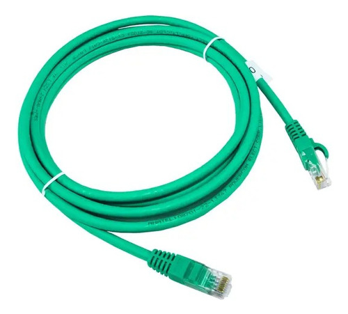Kit 3 Patch Cord Rj45 Cat6 3metros Anatel Verde (Usado)