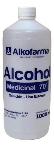 Alcohol Alkofarma 70 Grados Botella De 1 Litro