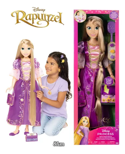 Muñeca rapunzel grande precio sale