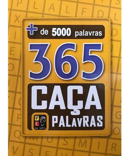 Livro - 365 Caça Palavras - Amarelo