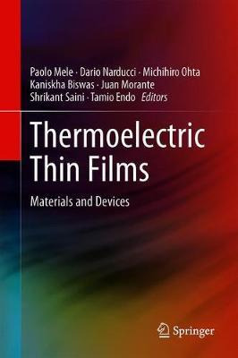 Libro Thermoelectric Thin Films : Materials And Devices -...
