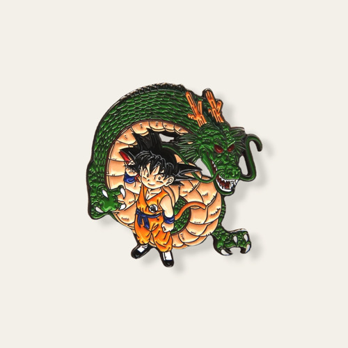 Pin Esmaltado Metálico Goku Sheng Long