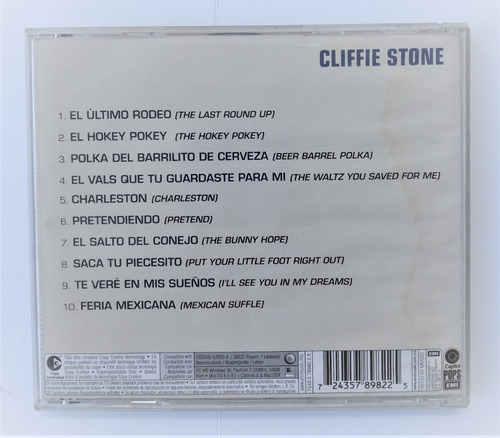 Cliffie Stone Cd The Last Round Up (Usado)