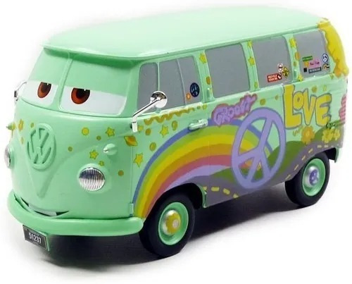 Combi Volkswagen 1:24 Fillmore Cars Disney Metal Hippie