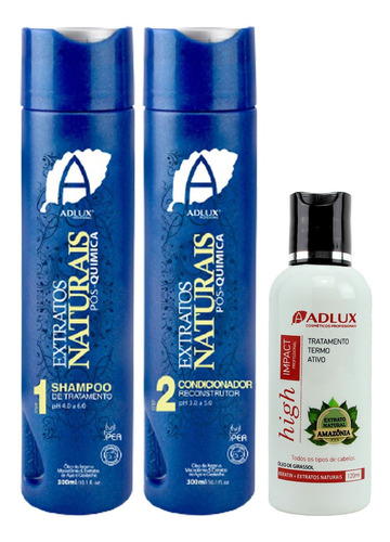 Kit Tratamento Adlux Terapia Capilar Detok Hidratação 720 Ml