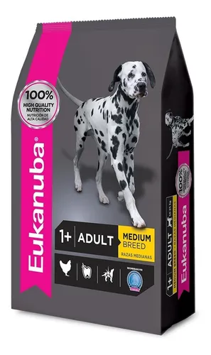 Alimento Eukanuba Adult Raza Mediana para perro adulto de raza mediana sabor mix de 3 kg