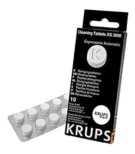 Tabletas de limpieza de KRUPS XS3000 para máquinas completamente