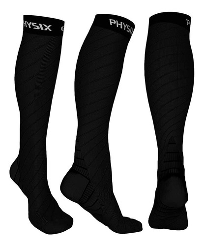 Physix Gear Sport - Calcetines De Compresión Negras