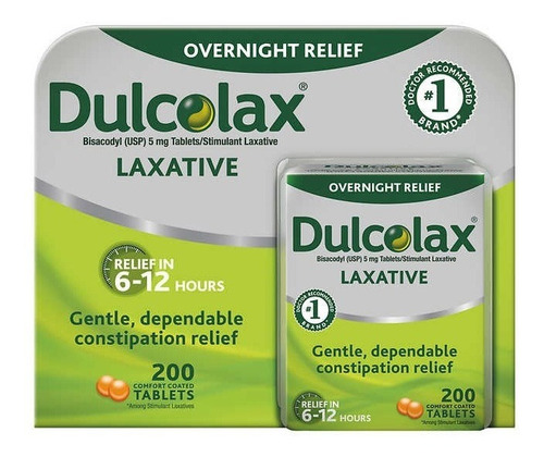 Dulcolax - Laxative 200 Tabletas Laxante 