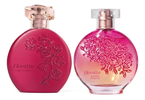 Combo Floratta Desodorante  Colônia: Flores Secretas 75ml + Romance De Verão 75ml
