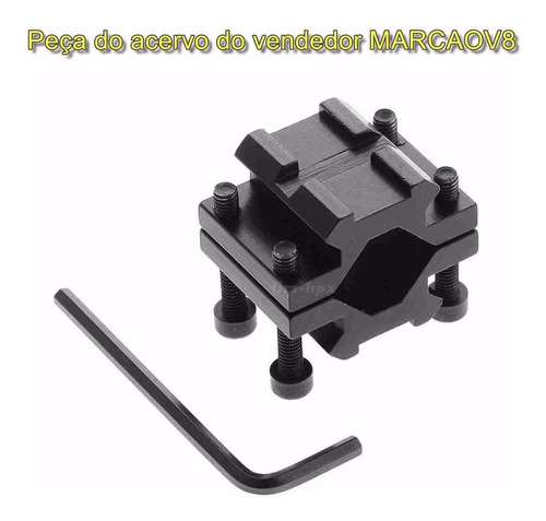 Suporte Mount Duplo P Espingarda Paintball Airsoft 20 Mm Ngk