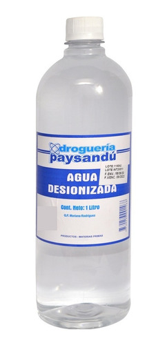 Agua Desionizada - 1 L