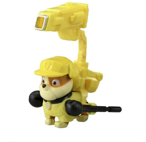 Figura Rubble + Lançador Pack De Ação Patrulha Canina -sunny