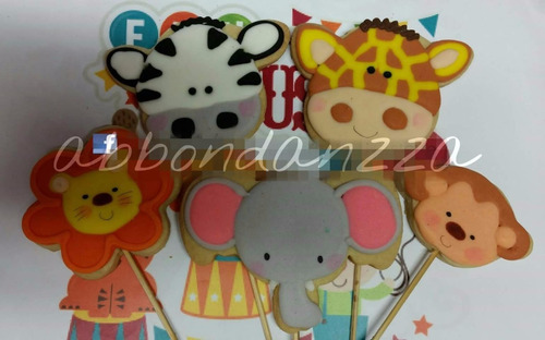 Galletas Decoradas Animales Selva Animalitos