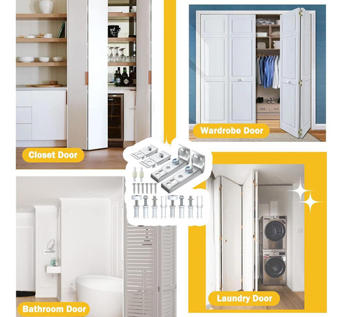 B Kit De Herrajes Para Puertas Plegables Herrajes Para