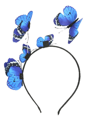 Diadema De Pelo Con Mariposas Estilo Boho Adorno De Cabello