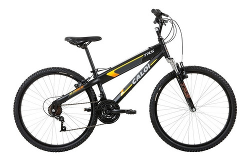 Bicicleta Mtb Caloi Trs Aro 26 - Susp D - 21 Vel - Preto