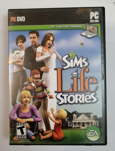 Juego De Computadora. The Sims Life Stories. Cd. T. Ea