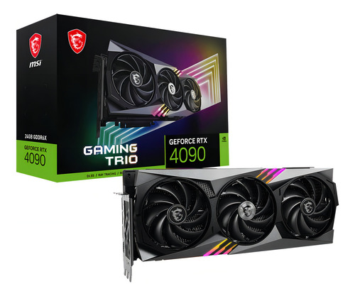 Placa de vídeo Nvidia MSI Gaming Trio GeForce RTX 40 Series RTX 4090 24GB