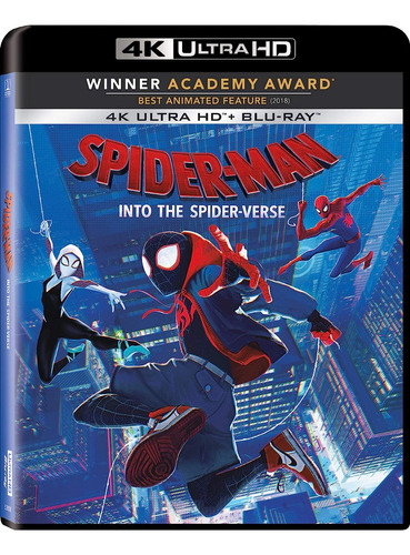 Spider Man Un Nuevo Universo Pelicula 4k Uhd + Blu Ray