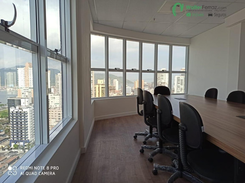 Imagem 2 de 15 de Excelente Sala Comercial Vista Livre Na Ponta Da Praia - 2347