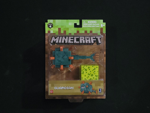 Figura Jazwares Series 4 Minecraft Guardian (Usado)