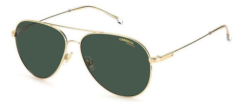 Óculos De Sol Carrera 2031t/s J5g - 58 Dourado - 9 A 16 Anos Lente Verde-escuro Desenho Ocean