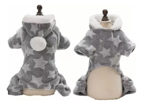 // Pijama Calientita Con Pants Y Gorro For Perros Pequeños
