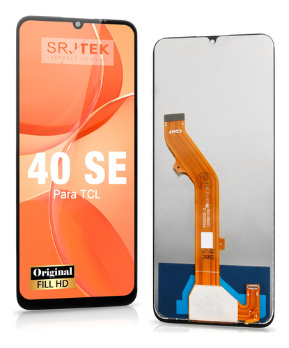 Tela Frontal Touch Display Lcd Para Tcl 40 Se T610k