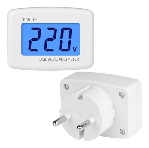 Enchufe De Voltaje Digital Lcd Ac 80-300 V Montado En La Par