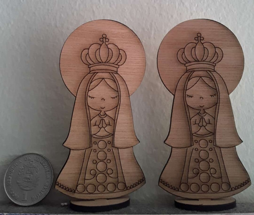 Imagen 3 de 3 de 12 Recuerdos Souvenir Bautizo Primera Comunión Virgen Valle