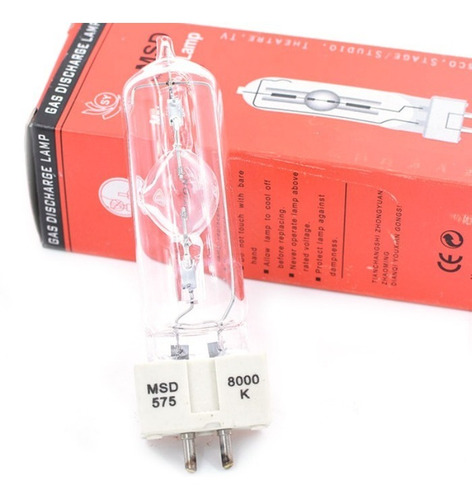 Foco Msr 575/2 Lampara Descarga Msd 575w Gx9.5 8000k
