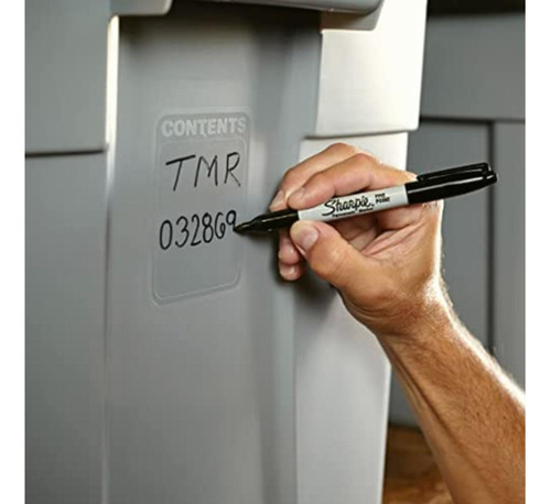 Sharpie 1825090 Marcador Permanente Punto Fino, 4 Colores