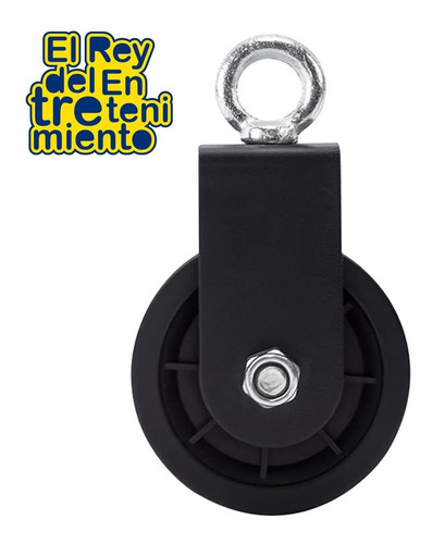 Imagen 4 de 8 de Set Polea Alta+ Linga + Barra Mancuerna Remo Gimnasio El Rey