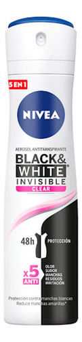 Desodorante Nivea Antimanchas Para Mujer Black & White Invis