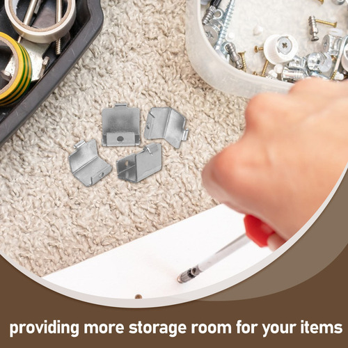 6 Clips De Metal Para Estantes De Refrigeradores, Soporte Pa
