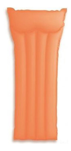 Colchón Flotante Neón Intex 59717 Color Naranja