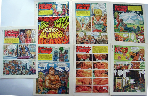 Annie Fanny 7 Comics Playboy Original Set 3