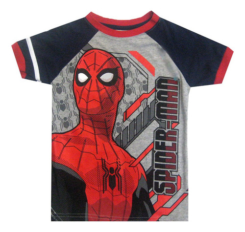 Playera Manga Corta Para Niño Diseños Unicos De Spider Man