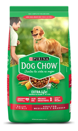 Dog Chow Adultos 2kg Sin Colorantes Medianos Y Grandes