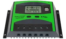 Comprar Regulador Controlador De Carga Solar 50a 12v\u002F24v 2 Usb Lcd